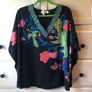 Tibi printed blouse size S